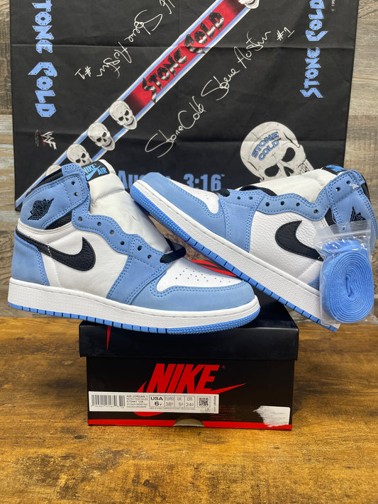 6Y-Air Jordan 1 High University Blue