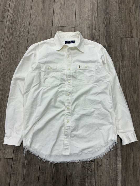 M - Polo Ralph Lauren Standard Fit Frayed Hem Button Up