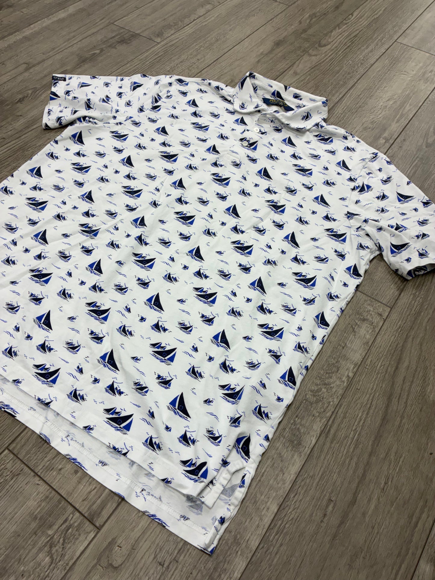 XL - Polo Golf Ralph Lauren Sailboat Print Shirt