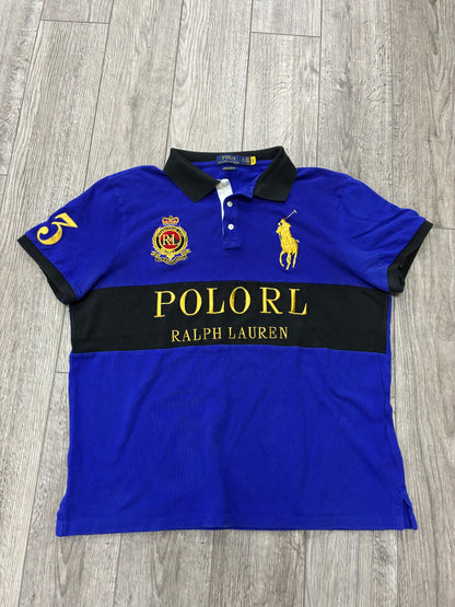 XL - Polo Ralph Lauren Big Pony Blue Crest Shirt
