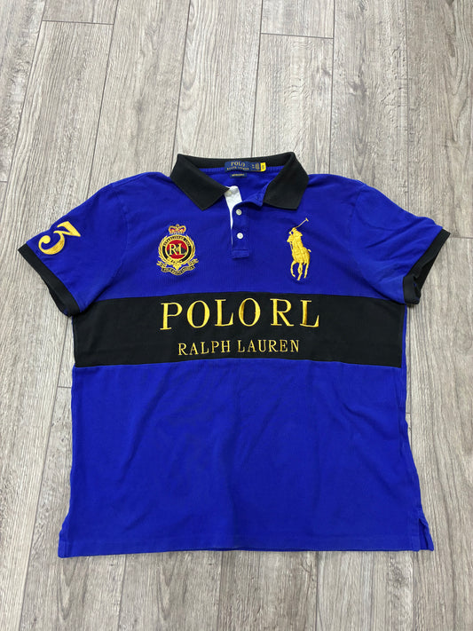XL - Polo Ralph Lauren Big Pony Blue Crest Shirt