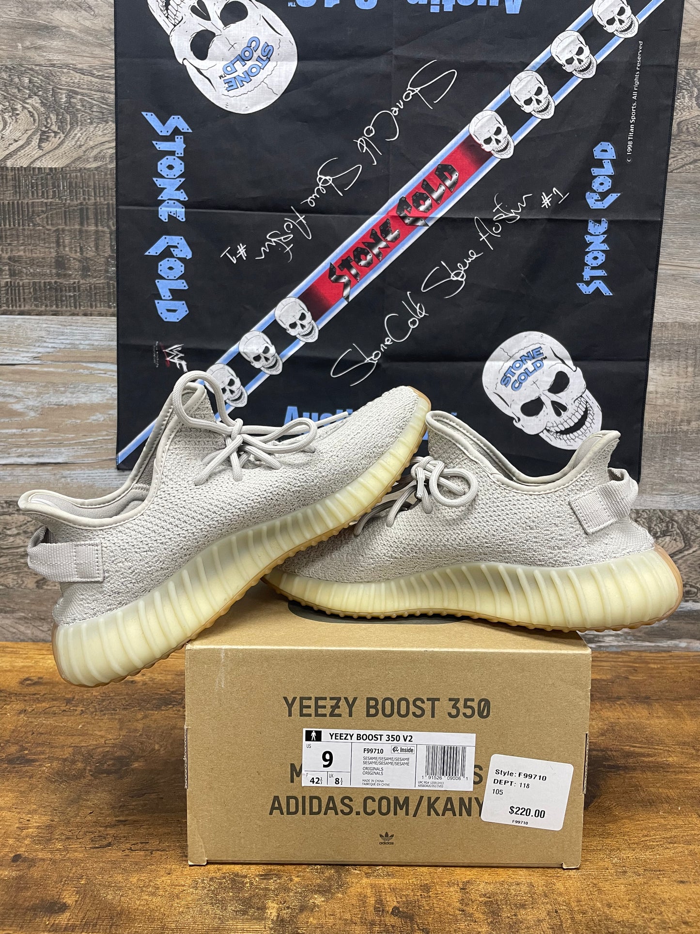 9-Adidas Yeezy Boost 350v2 Low Sesame