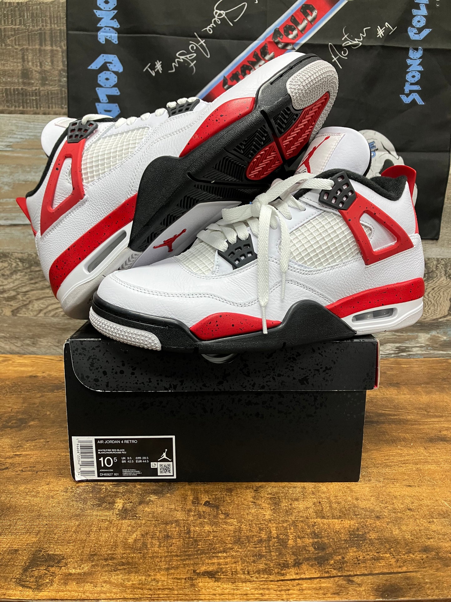 10.5-Jordan 4 Retro Red Cement