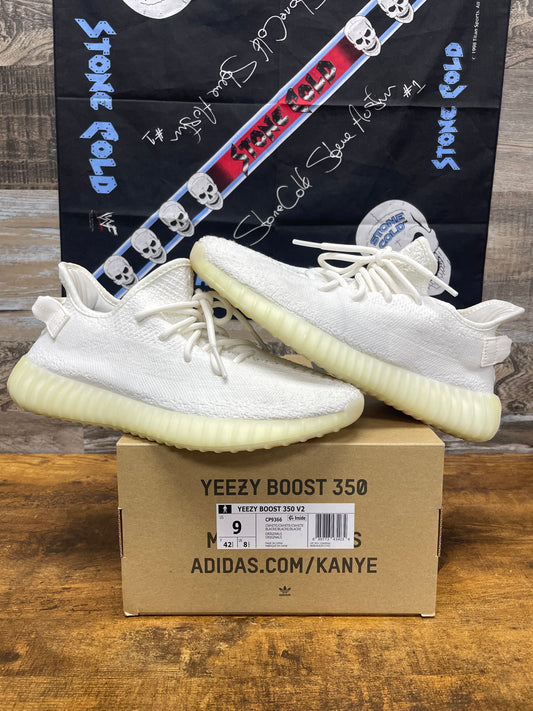 9-Adidas Yeezy Boost 350v2 Cream White/Triple White