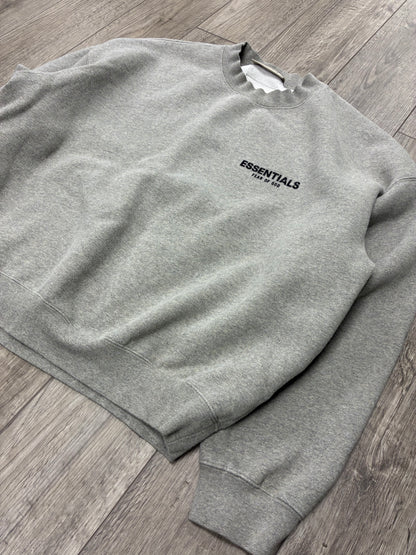 L - Fear Of God Essentials Heather grey Crewneck