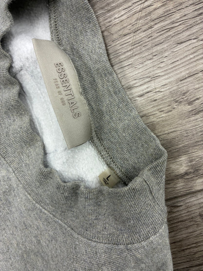 L - Fear Of God Essentials Heather grey Crewneck