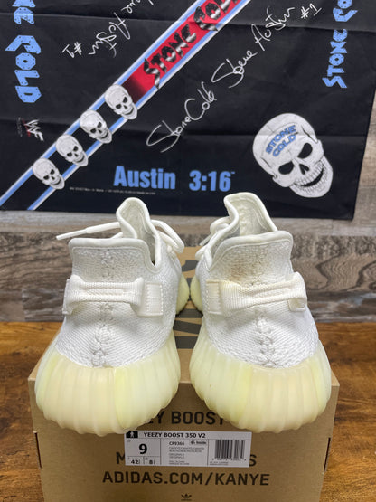 9-Adidas Yeezy Boost 350v2 Cream White/Triple White