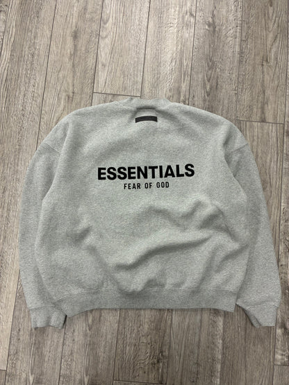 L - Fear Of God Essentials Heather grey Crewneck