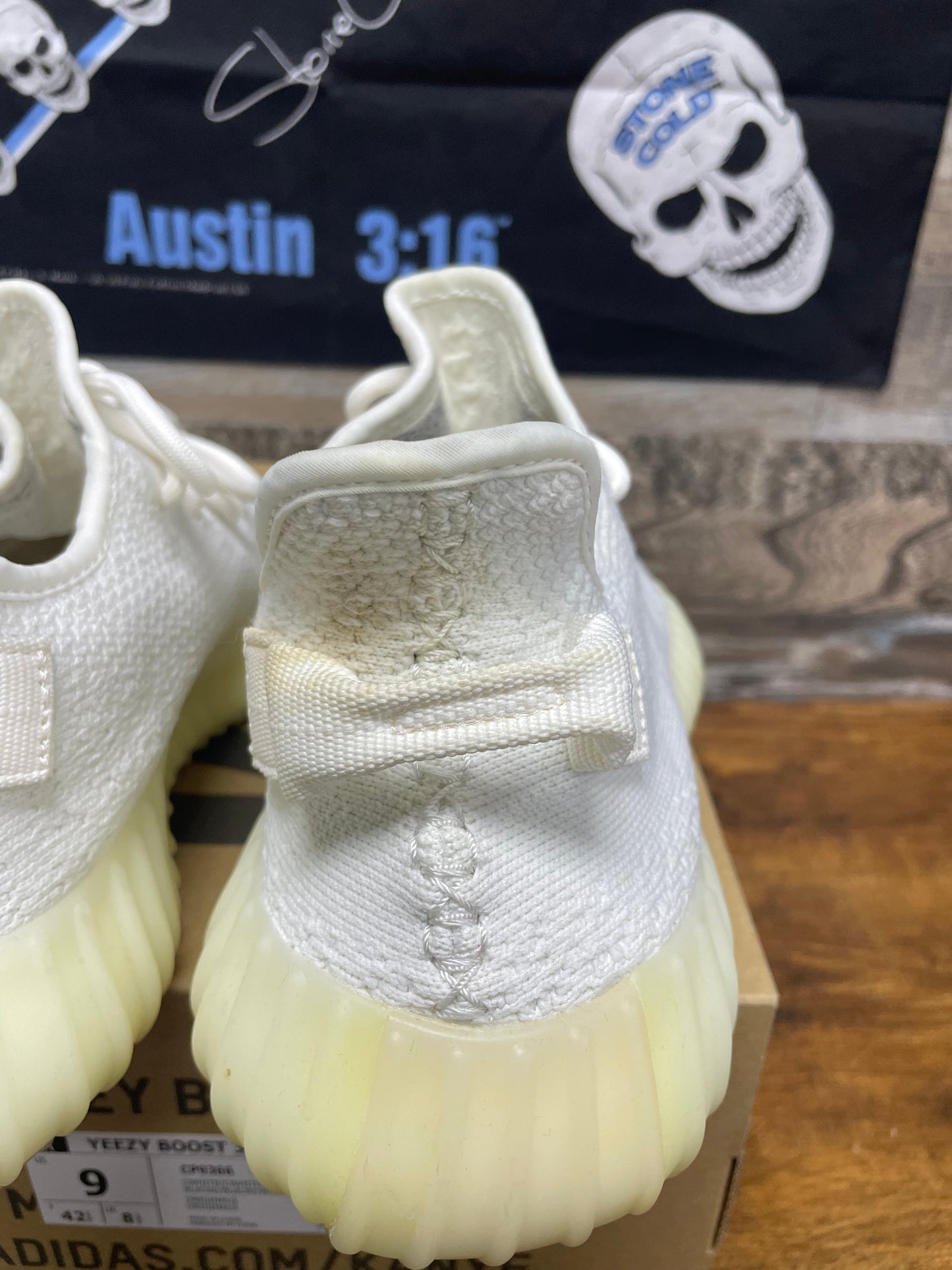 9-Adidas Yeezy Boost 350v2 Cream White/Triple White