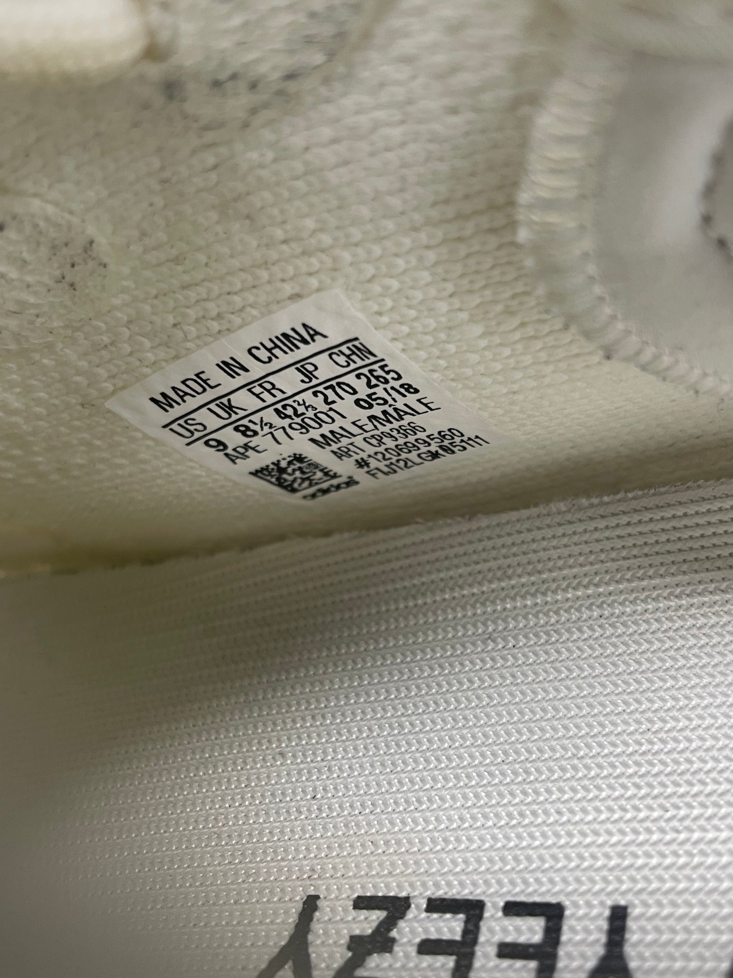 9-Adidas Yeezy Boost 350v2 Cream White/Triple White