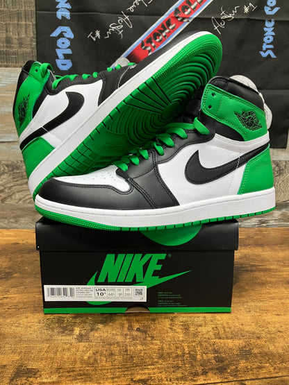 10.5-Jordan 1 Retro High OG Lucky Green