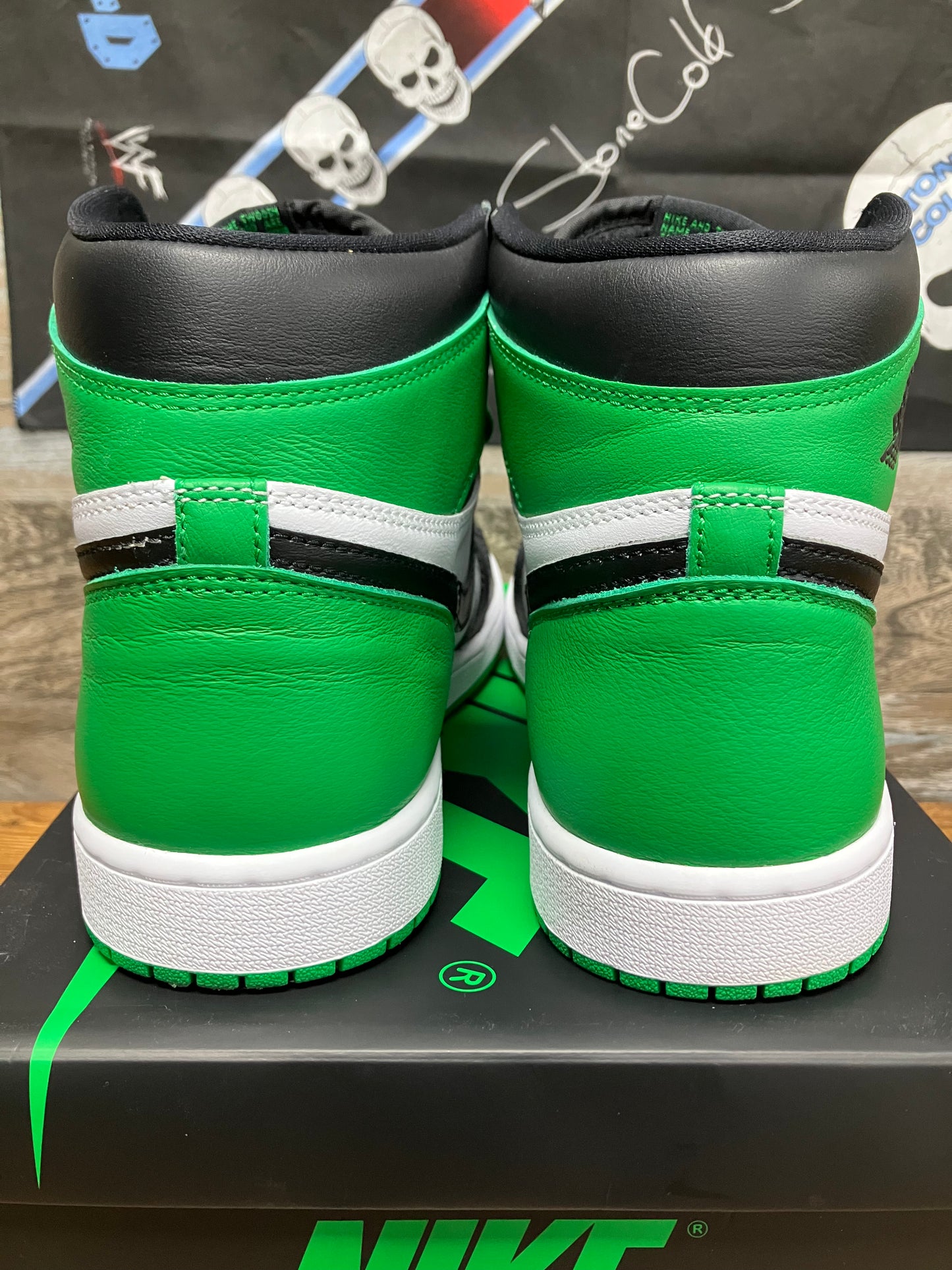 10.5-Jordan 1 Retro High OG Lucky Green