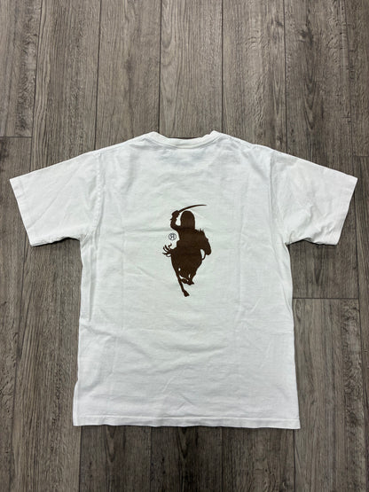 M - Bape White Cavalry Logo T-Shirt