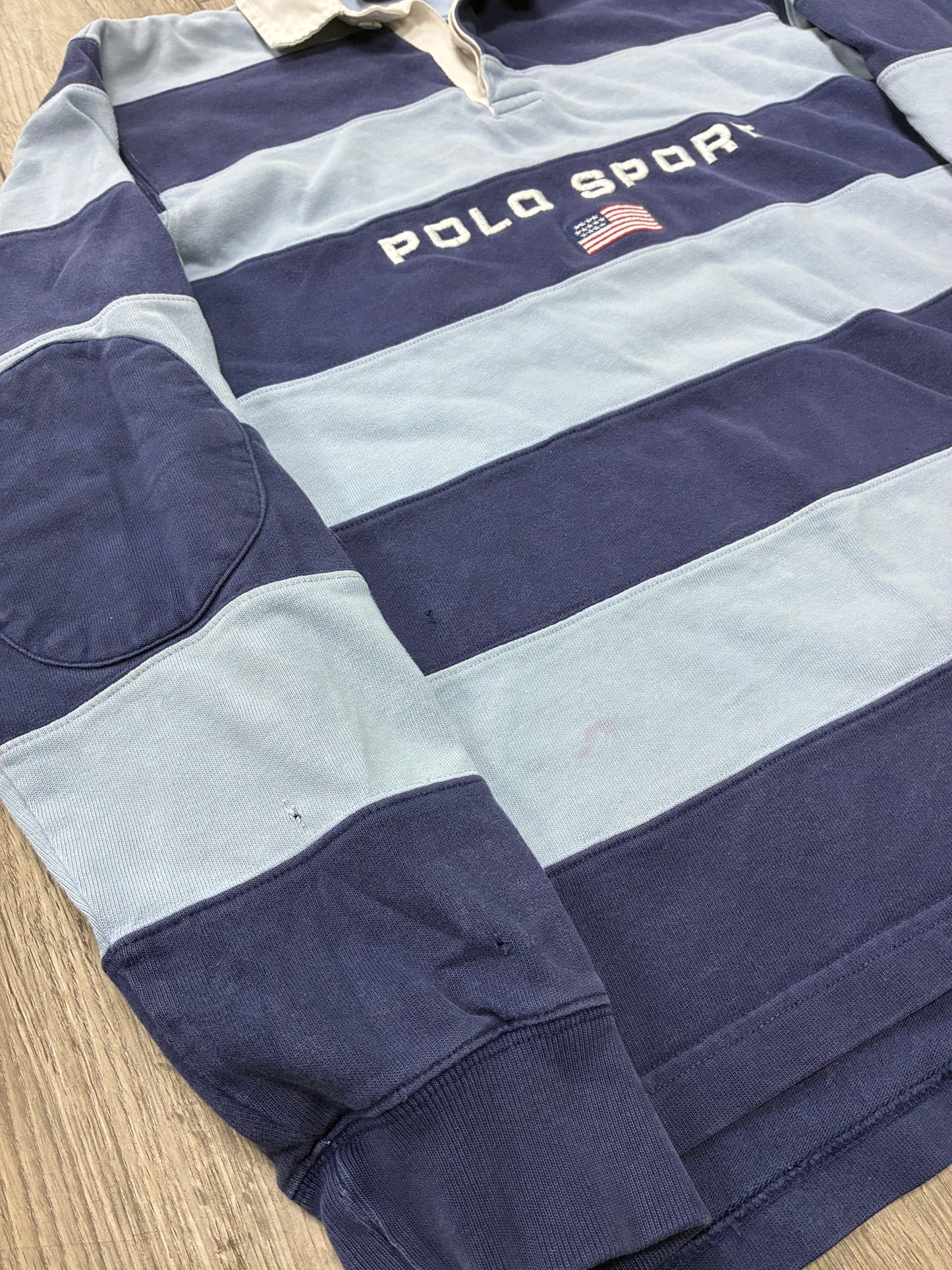 XL - Polo Sport Ralph Lauren Striped Long-Sleeve Rugby Shirt