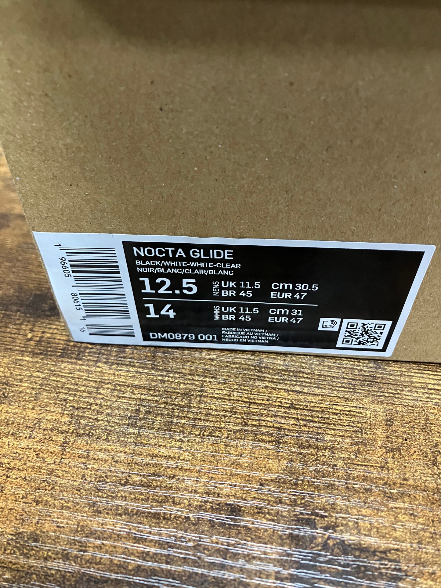 12.5-Nike NOCTA Glide Drake Black