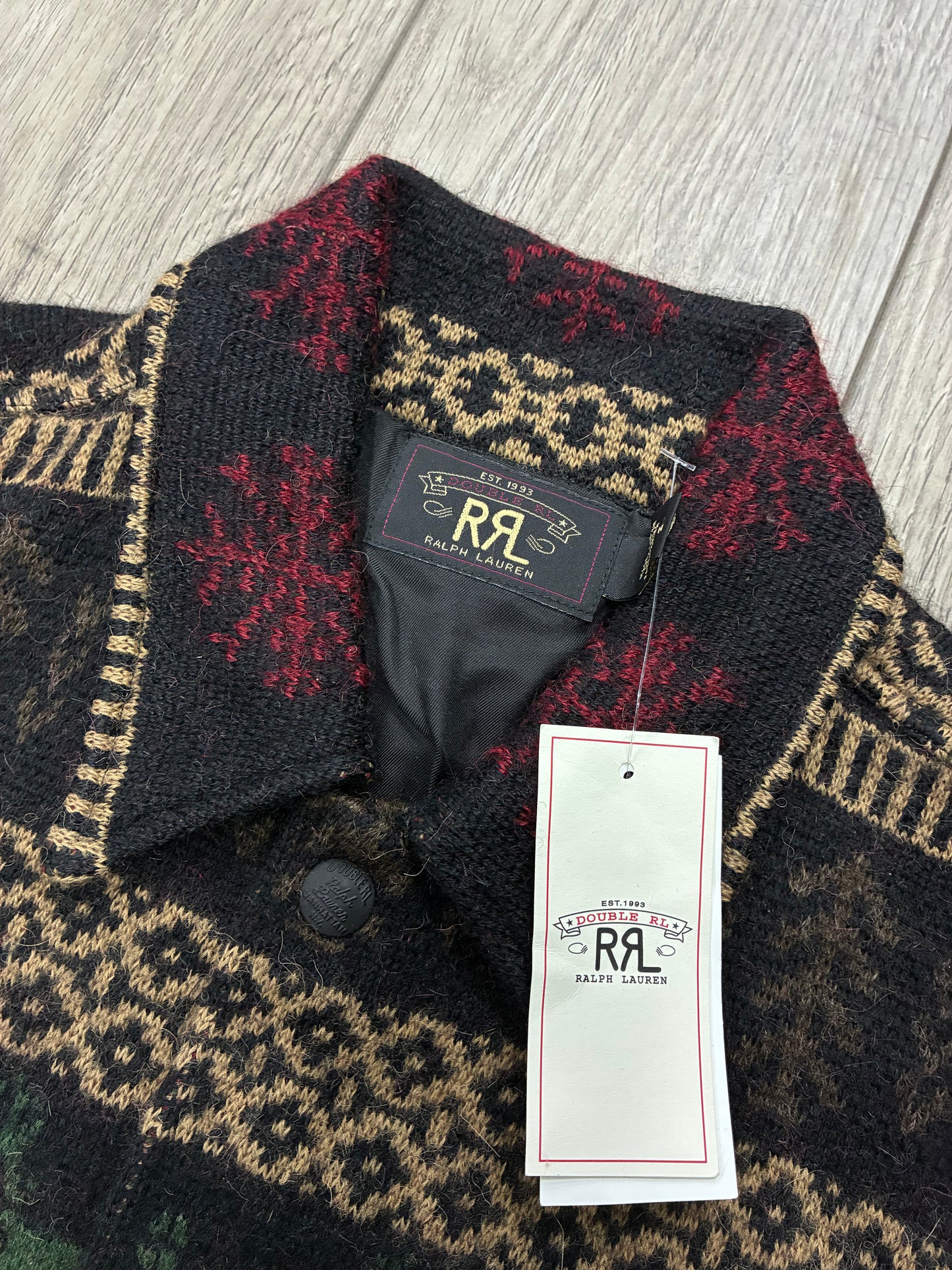 M/XL - RRL Fair Isle Alpaca and Wool-Blend Jacquard Overshirt