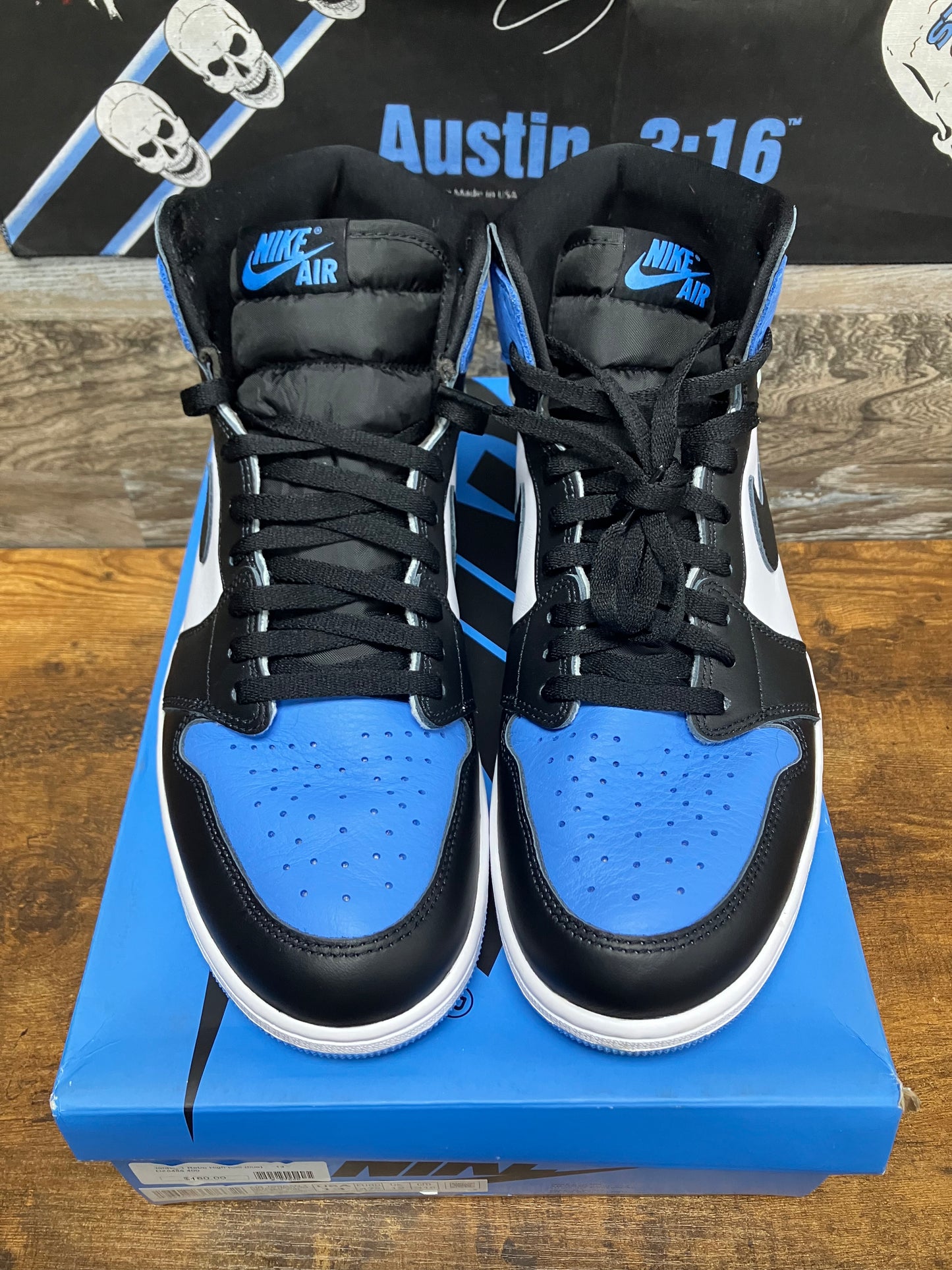 13-Jordan 1 Retro High OG UNC Toe