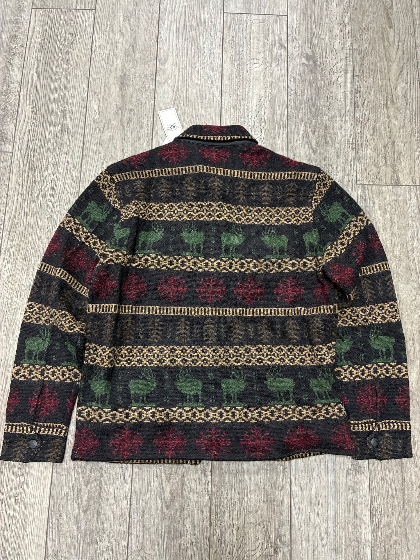 M/XL - RRL Fair Isle Alpaca and Wool-Blend Jacquard Overshirt