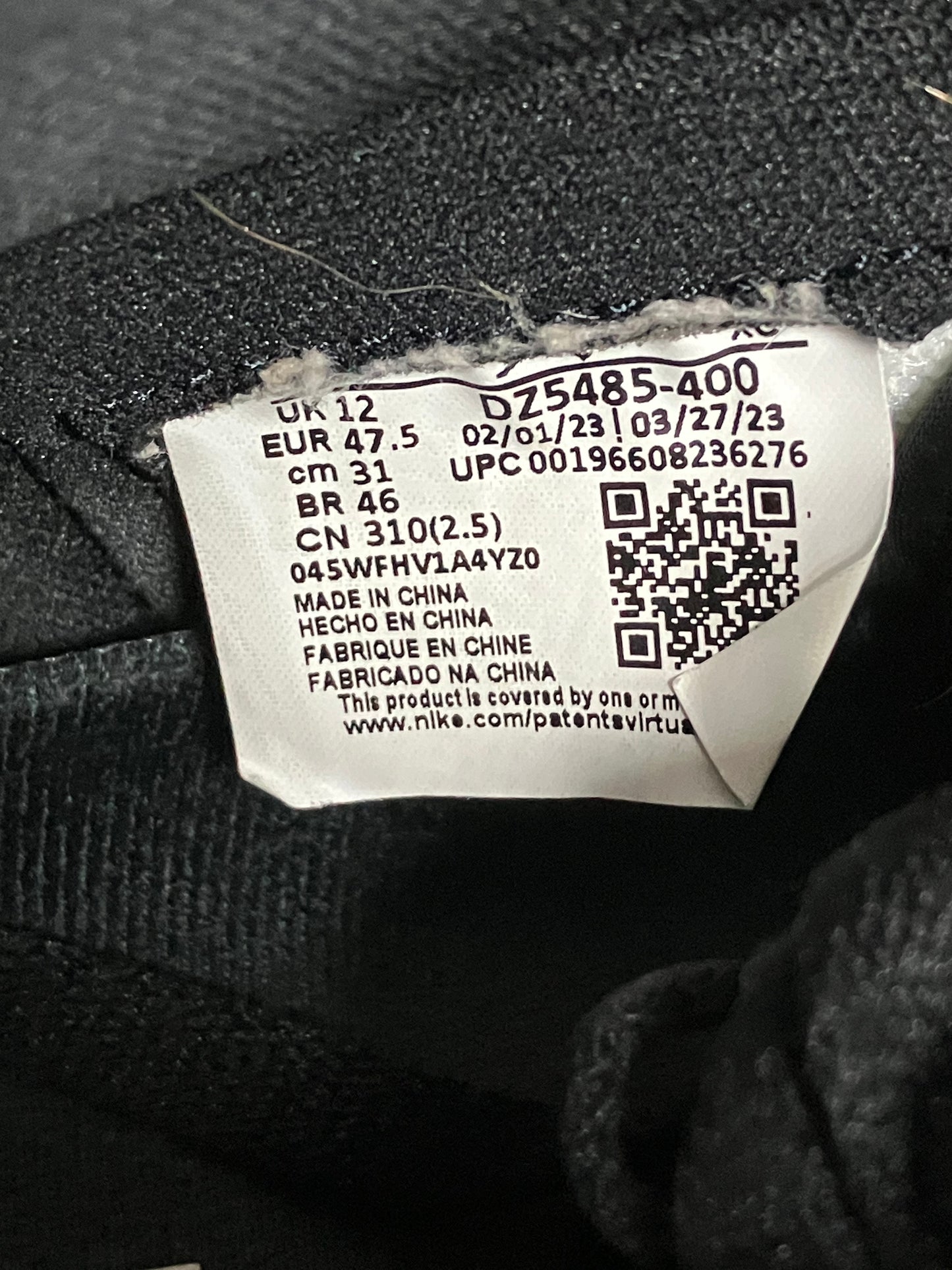 13-Jordan 1 Retro High OG UNC Toe