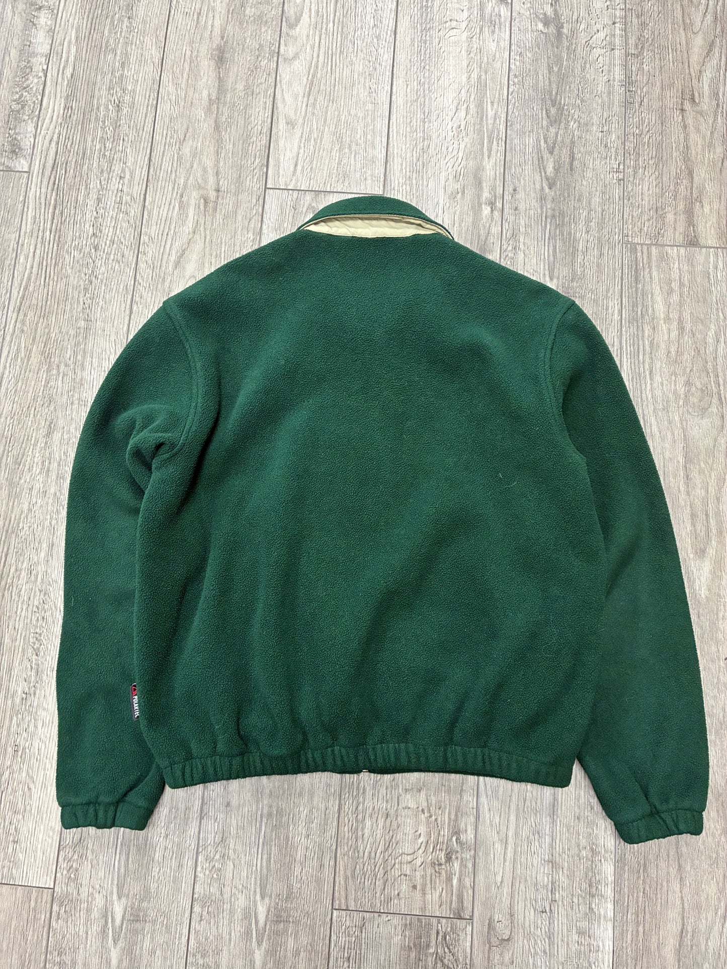 S - Vintage Polo Ralph Lauren Green Polartec Fleece Zip Up