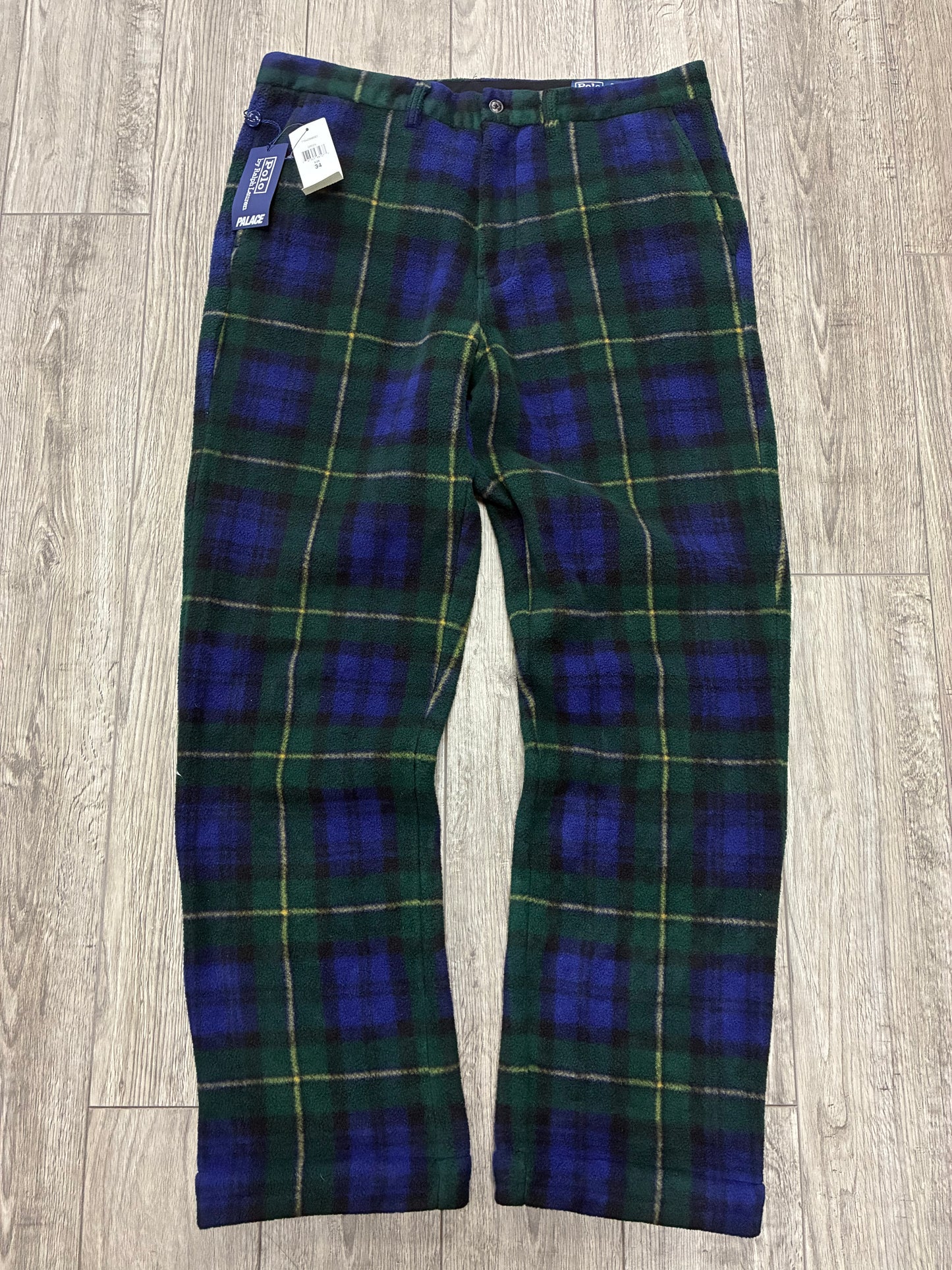 34 - Polo Ralph Lauren Palace Skateboards Polar Tartan Fleece Chinos
