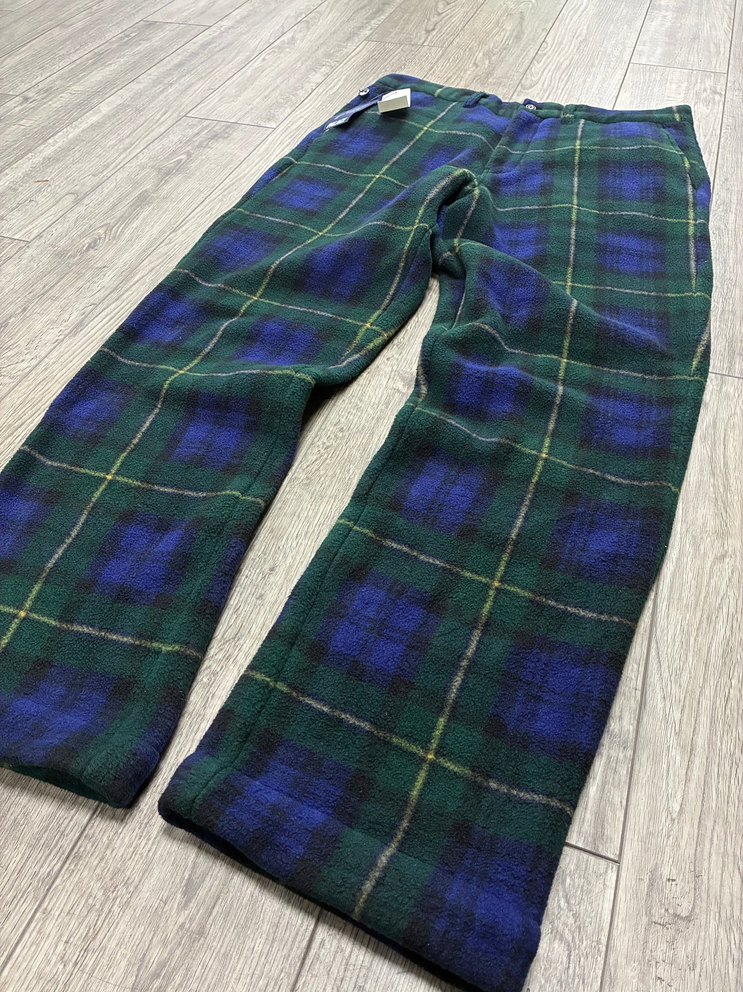 34 - Polo Ralph Lauren Palace Skateboards Polar Tartan Fleece Chinos