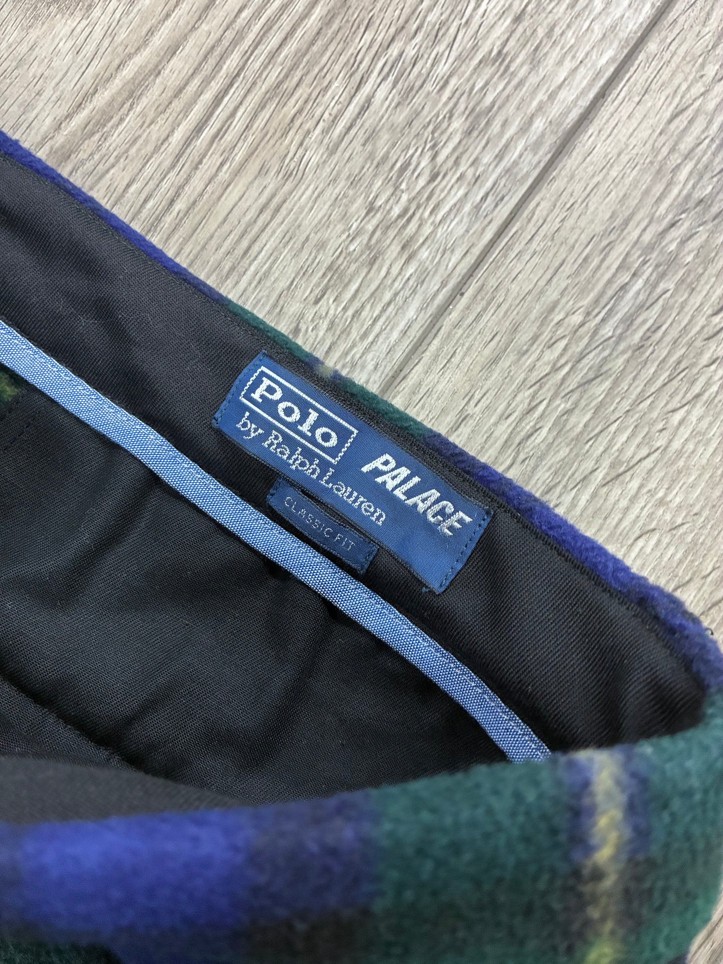 34 - Polo Ralph Lauren Palace Skateboards Polar Tartan Fleece Chinos