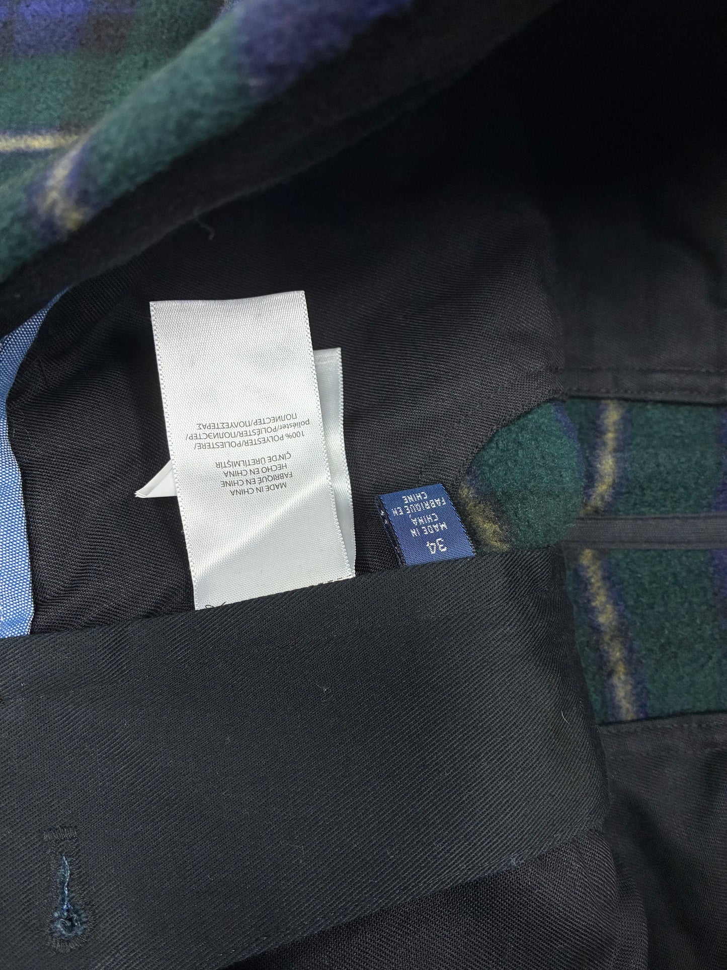 34 - Polo Ralph Lauren Palace Skateboards Polar Tartan Fleece Chinos