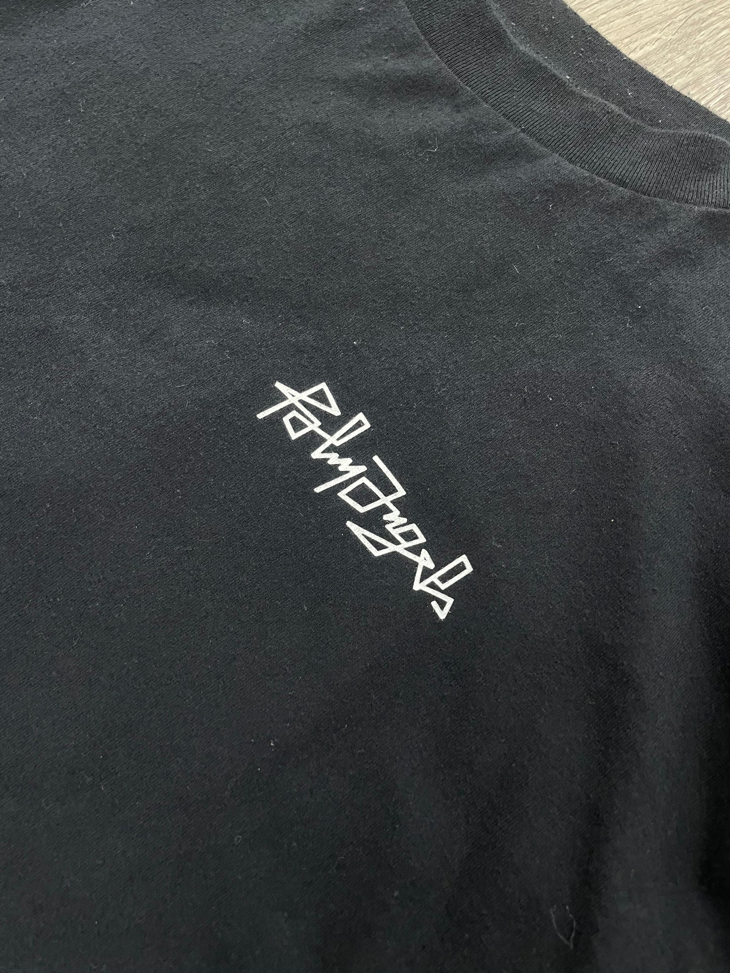 XL - Palm Angels Desert Skull Black Long-Sleeve Shirt