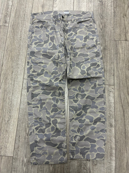 36 - Carhartt Relaxed Straight Grey Camo Pants