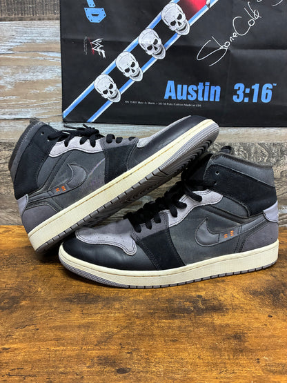 12-Jordan 1 Mid Craft Inside Out Black