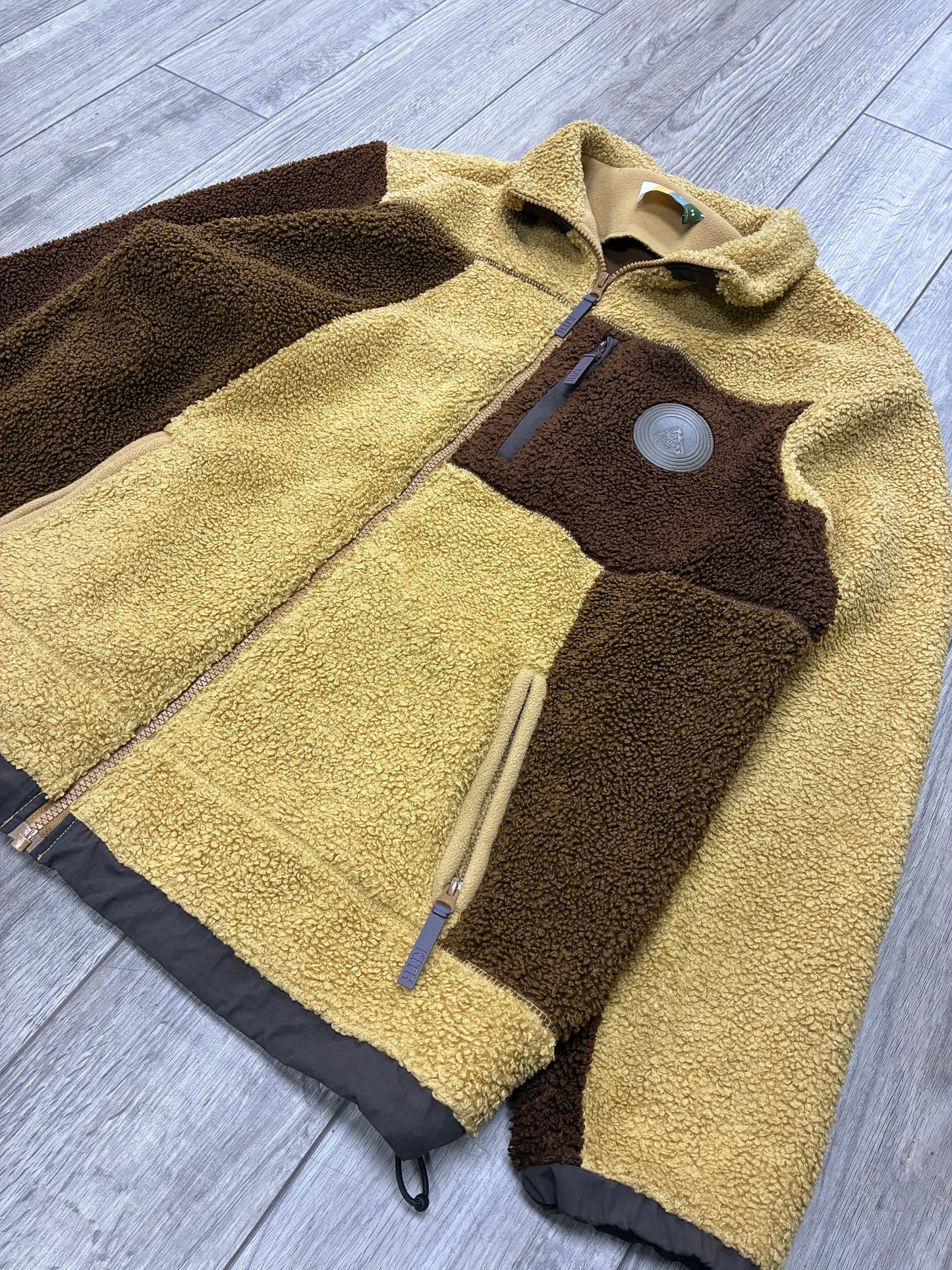 L - KITH Pinehurst Bonded Sherpa Full-Zip Jacket