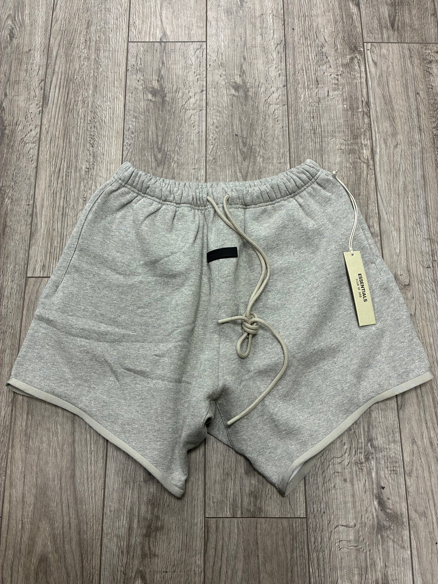 XL - Fear of God ESSENTIALS Heather Grey Sweat Shorts