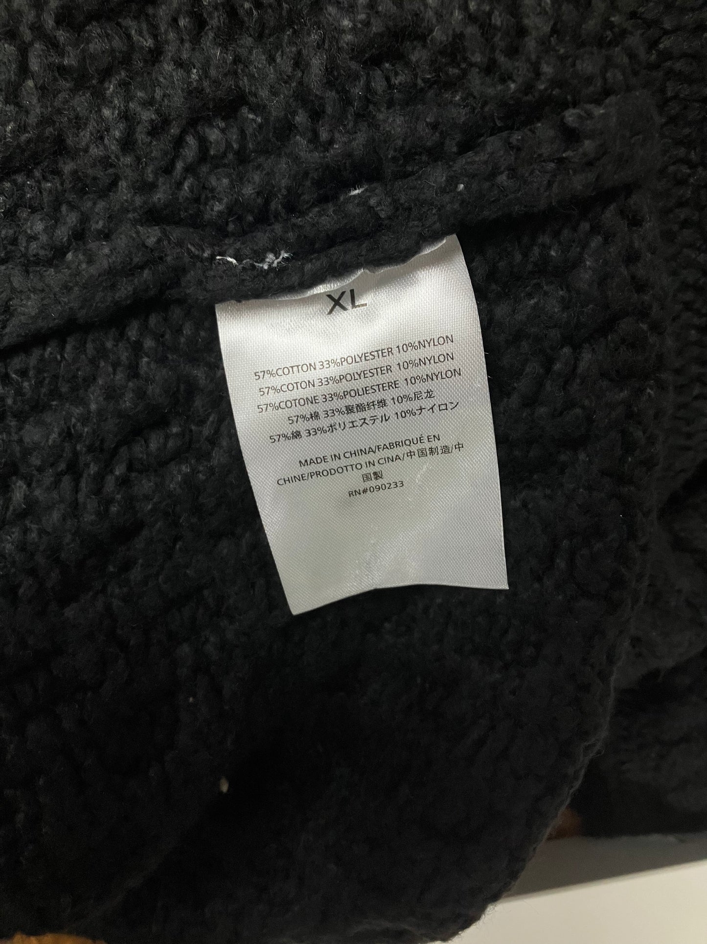 XL-Fear Of God Essentials Cable Knit Hoodie