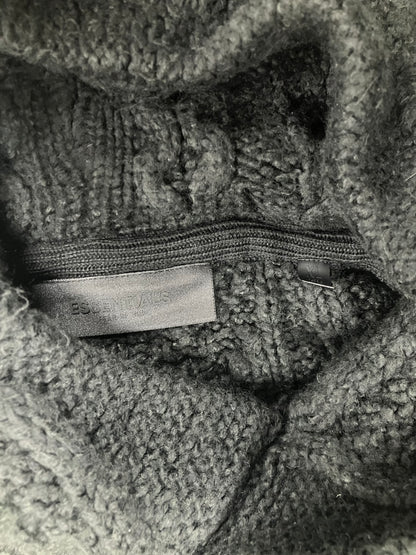 XL-Fear Of God Essentials Cable Knit Hoodie