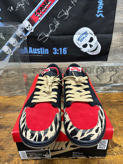11.5 - Air Jordan 1 Low SoleFly Everglades