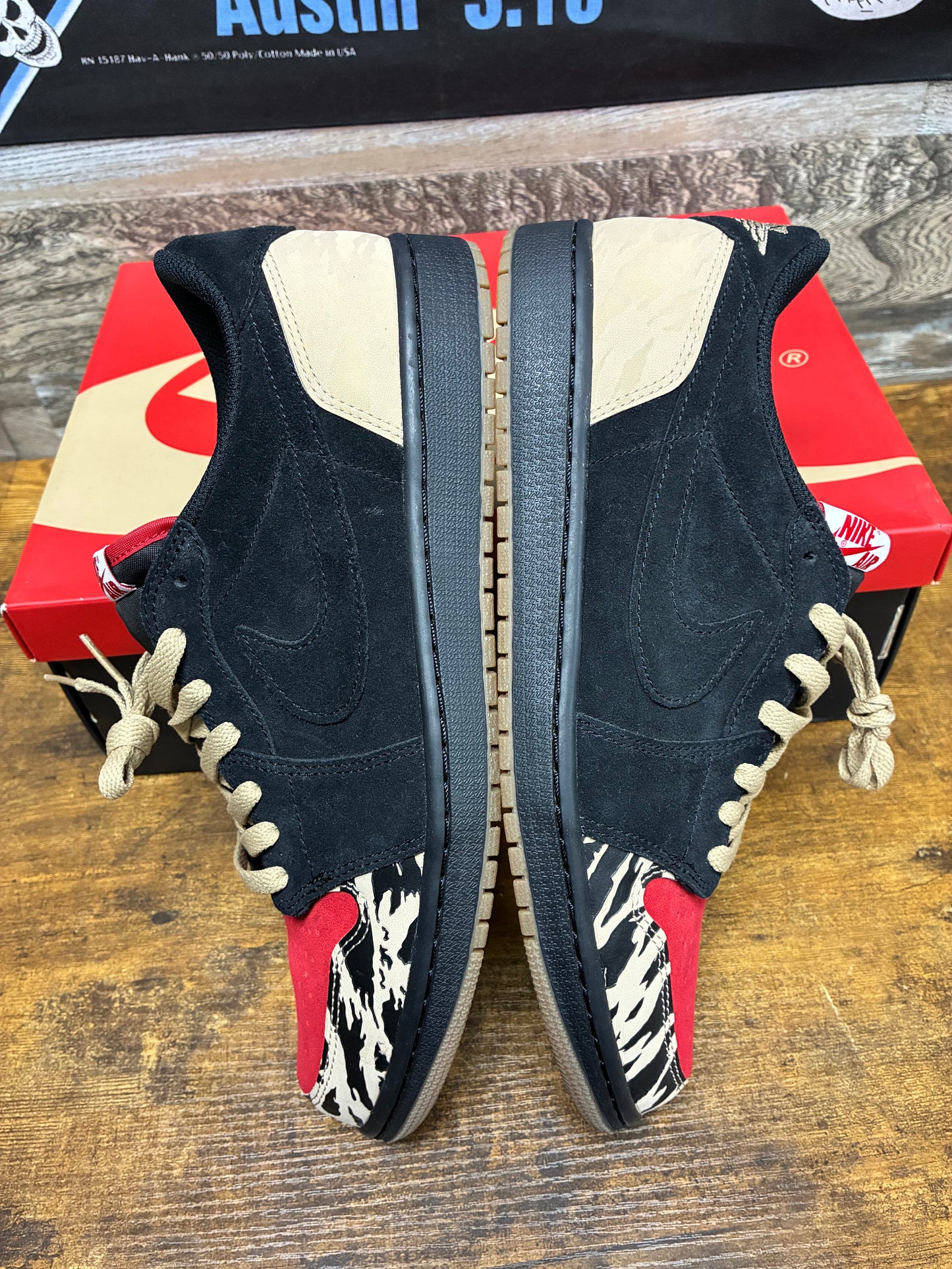11.5 - Air Jordan 1 Low SoleFly Everglades