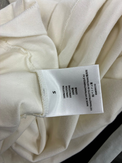 S - Fear Of God Essentials Cream/Beige Oversized Logo Shirt