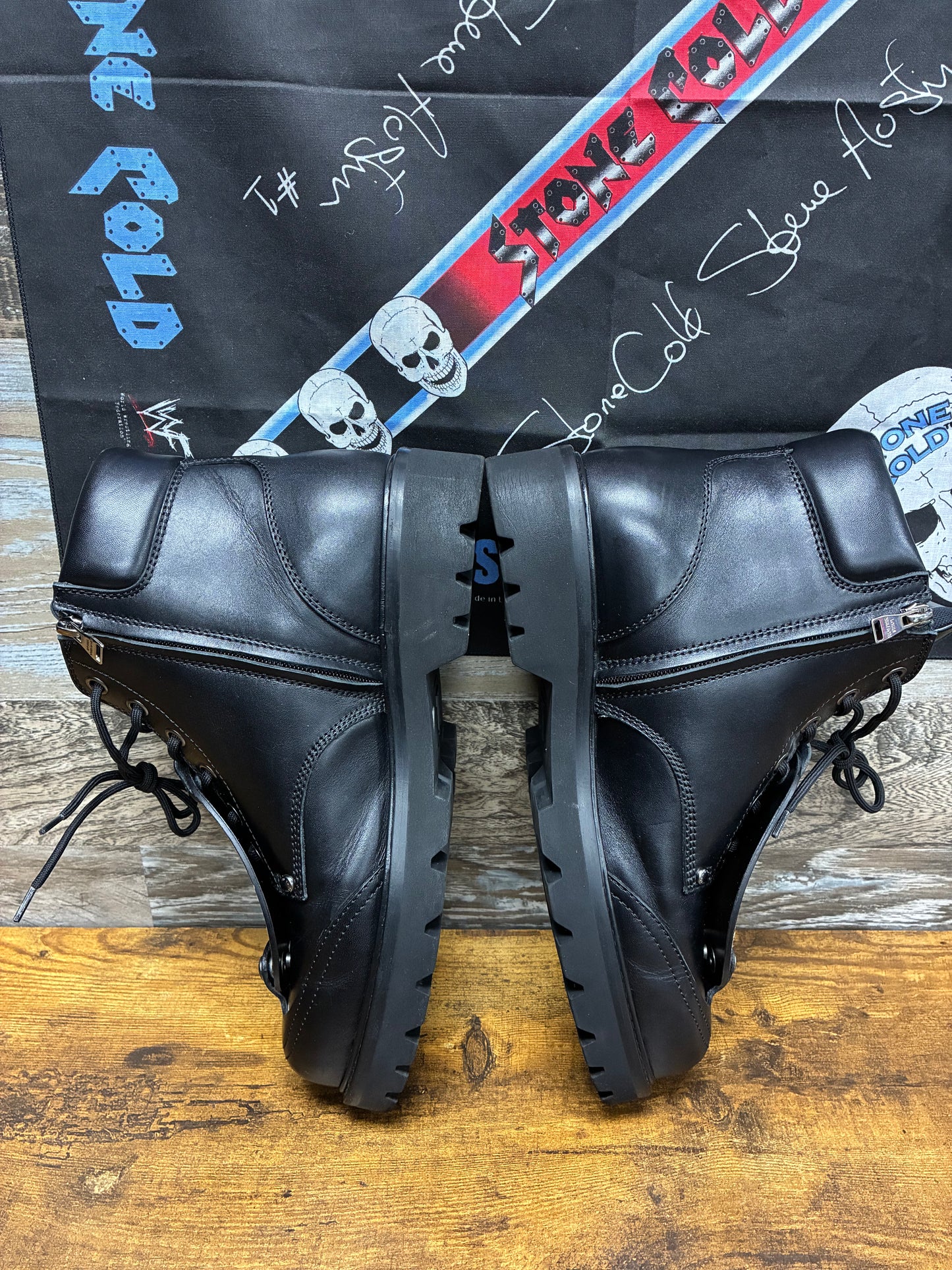 10 - Louis Vuitton X Nigo Leather Hiking Boot
