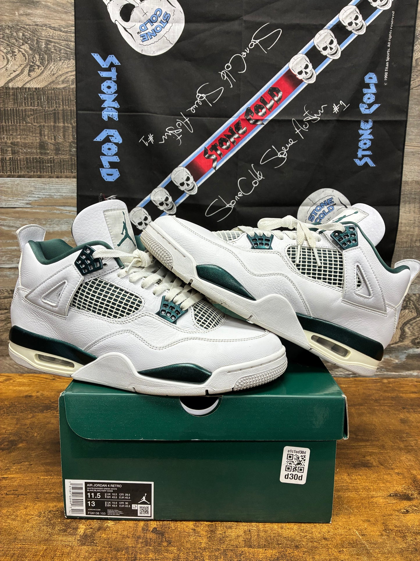 11.5 - Air Jordan 4 Retro Oxidized Green