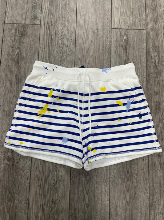 M-Polo Ralph Lauren Striped Paint-Splatter Shorts