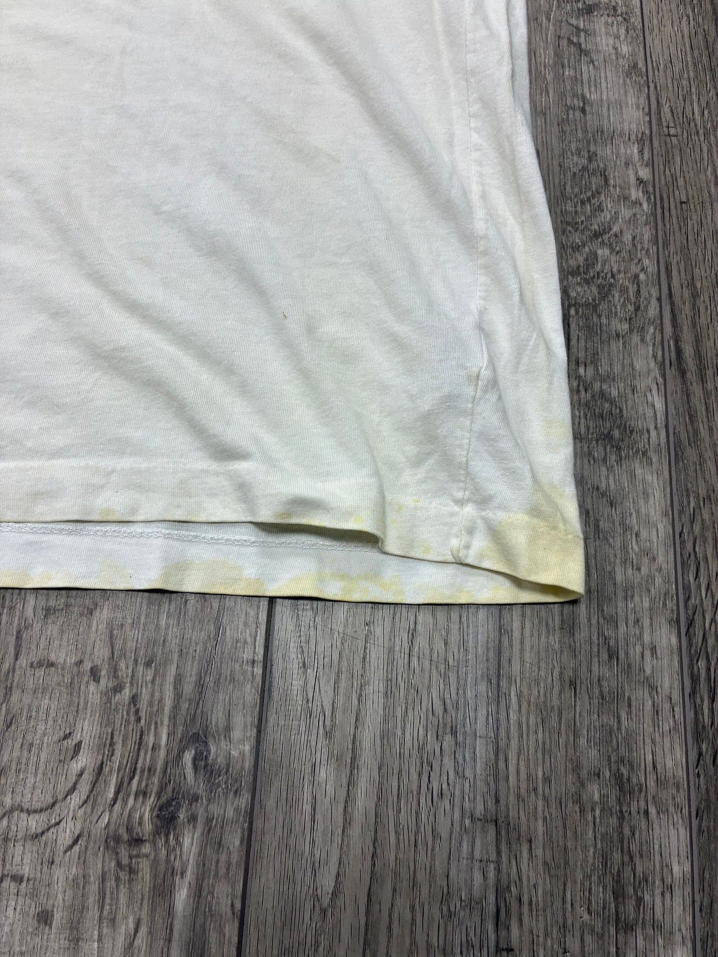 L - Vintage Polo Ralph Lauren NY spell out Flag Ringer Shirt