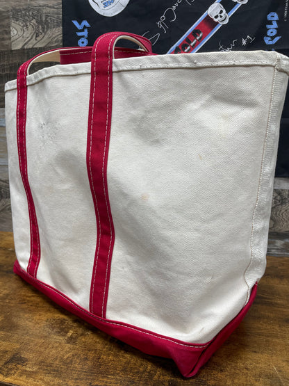 Vintage L.L. Bean Boat And Tote Canvas Bag