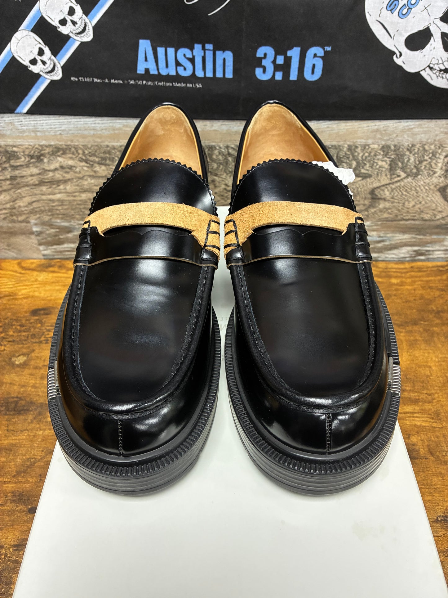43/10 - Maison Margiela Black Décortiqué Loafers