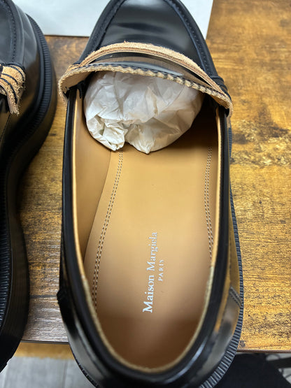 43/10 - Maison Margiela Black Décortiqué Loafers