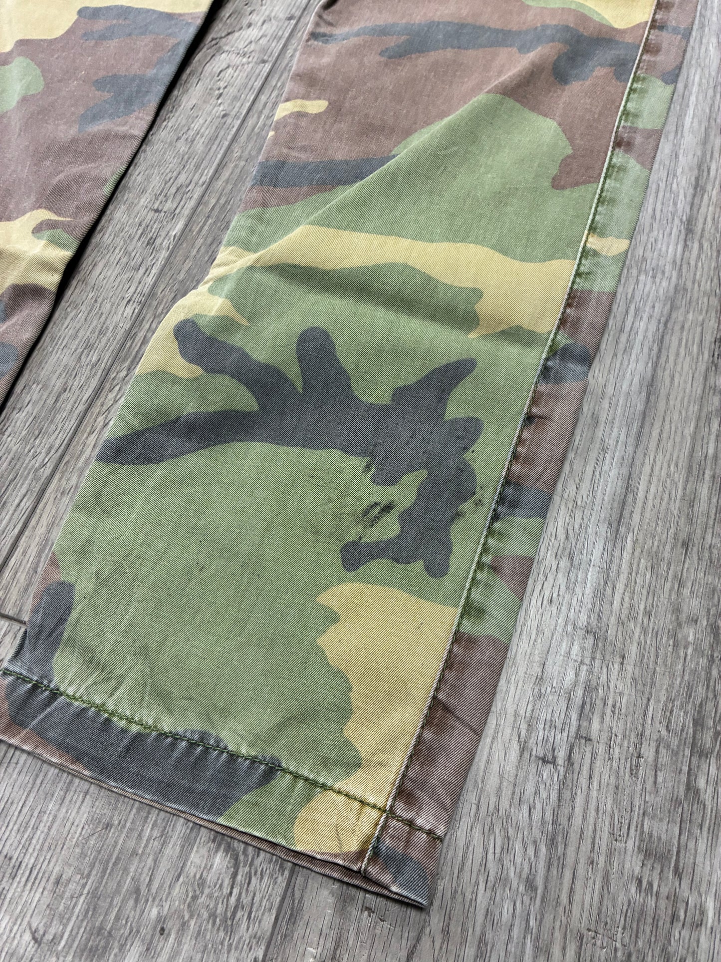 32 - Double RL RRL USA Flag Patch Camo Pants