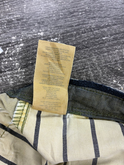 32 - Double RL RRL USA Flag Patch Camo Pants
