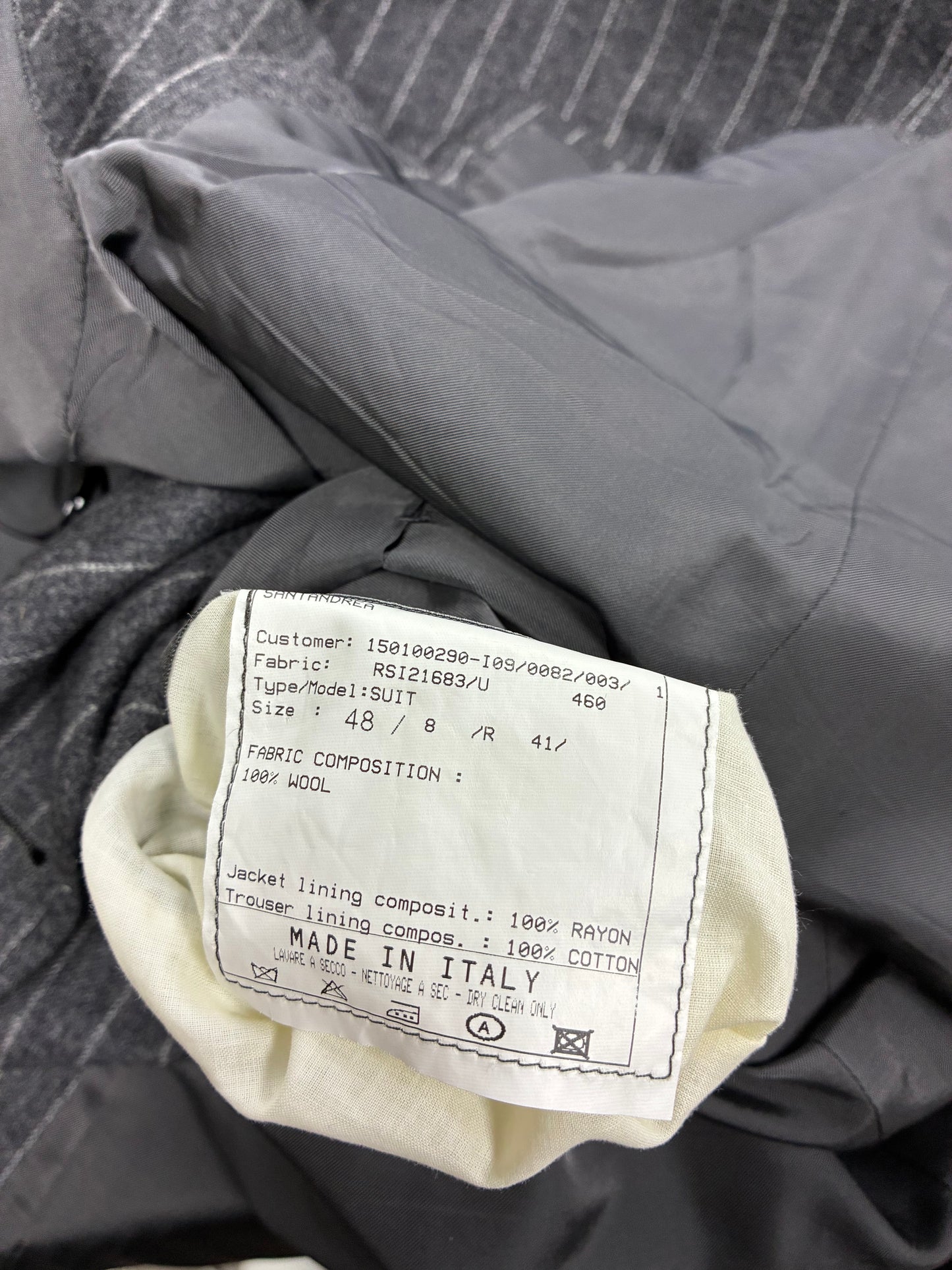 41R - Raf Simons Double-Breasted Wool-Blend Pinstripe Blazer