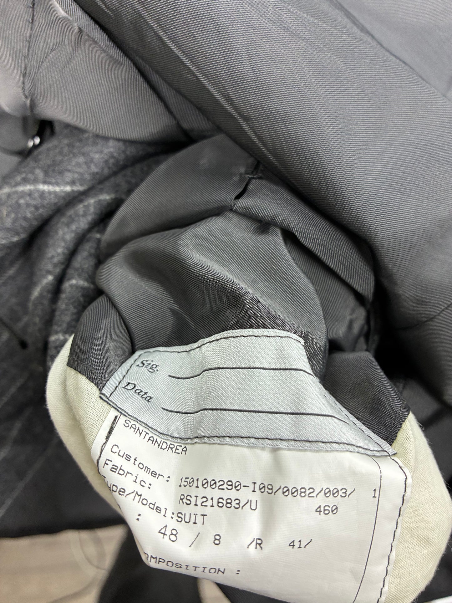 41R - Raf Simons Double-Breasted Wool-Blend Pinstripe Blazer