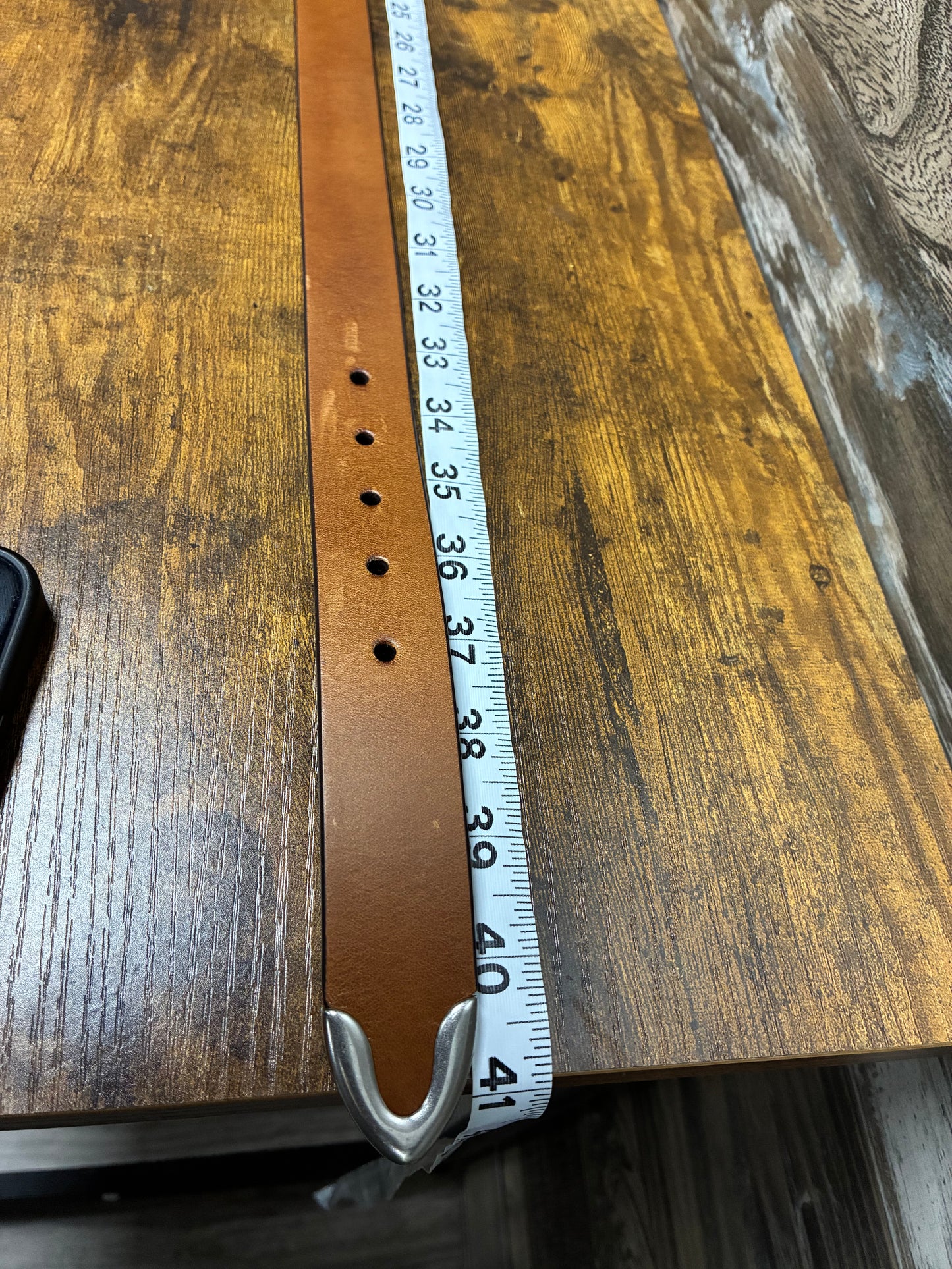 34 - Polo Ralph Lauren Western Style Brown Leather Belt